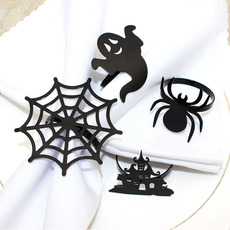 酒店万圣节派对餐巾扣南瓜蜘蛛网鬼手餐巾环鬼节黑色蜘蛛餐巾圈 O1CN01iJ50HA1HVxTX9nrP5_!!3342640764-0-cib.230x230.jpg