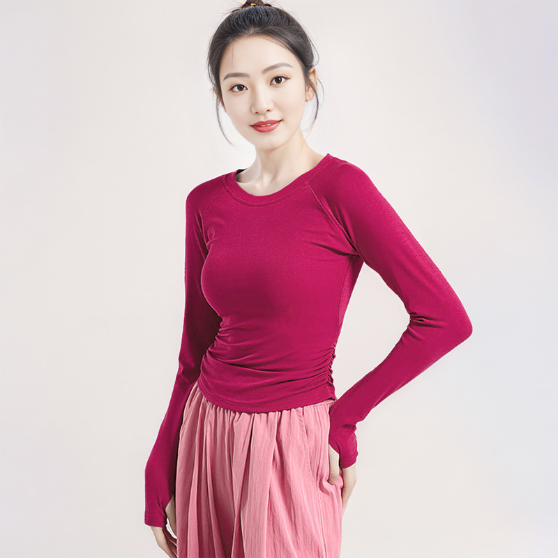 Modern Dance Tops for Women, New Style, Adult Backless Slimming Dance Practice Clothes, Classical Dance, Chinese Dance, Body Training Clothes