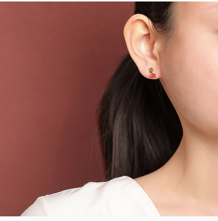 Dây chuyền nam bạc S925 mạ vàng mặt đá mã não đỏ hình chữ nhật — Tiền thủy hồng chi tiết 6