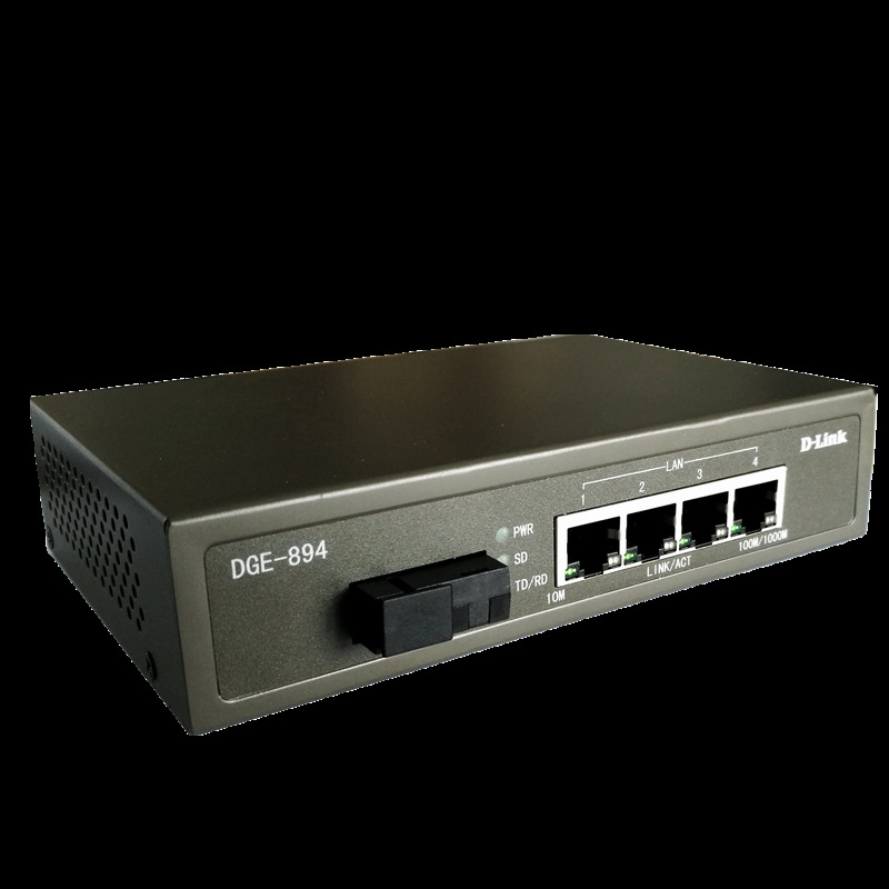 D-LINK 友讯 千兆单模单纤光电收发转换器 20公里传输 成对使用