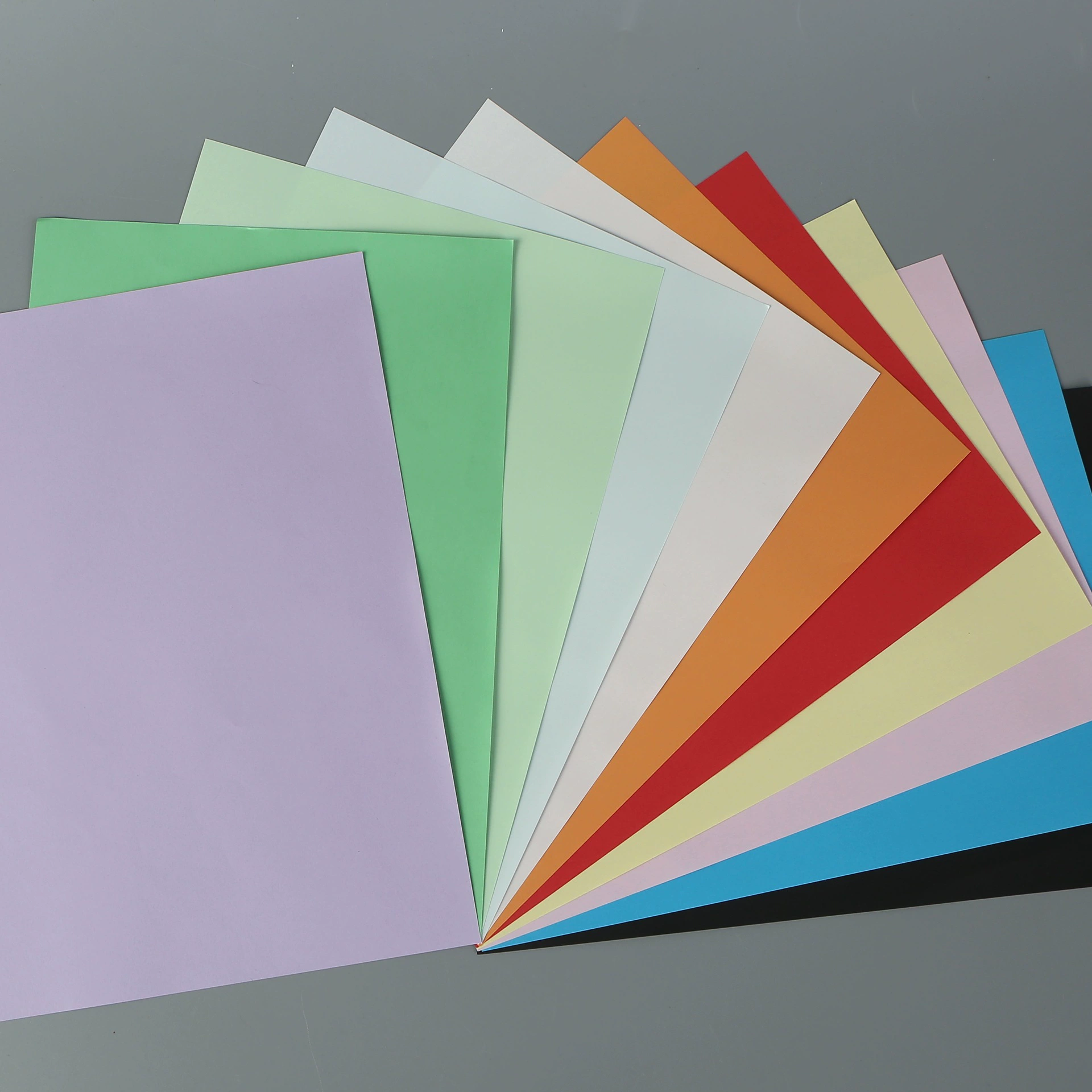 KM A3 A4 A5 Белая цветная беспыльная бумага для печати чистая бумага зеленая синяя желтая красная беспыльная бумага