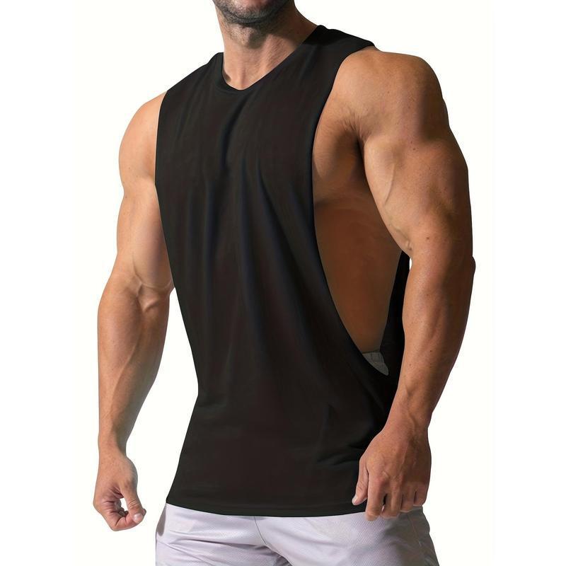 H 97985 Sleeves Loose Fit Mens Vest Loose-Fitting Solid Color Vest Cross-Border Dropshipping H 97985 Sleeves Loose Fit Mens Vest Loose-Fitting Solid Color Vest Cross-Border Dropshipping