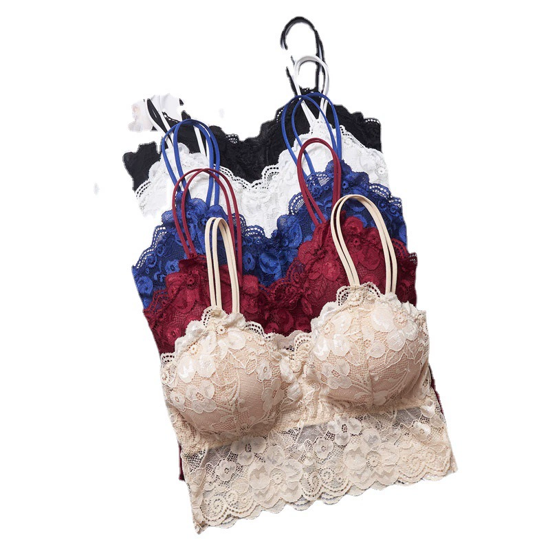 Lace Wireless Bra Top (Women), Padded Tube Top, Beautiful Back, Lace 2-Size (M/L)