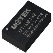 宇泰UT-M3482 TTL转RS485/422隔离模块 3.3V ttl 485转UART插针式