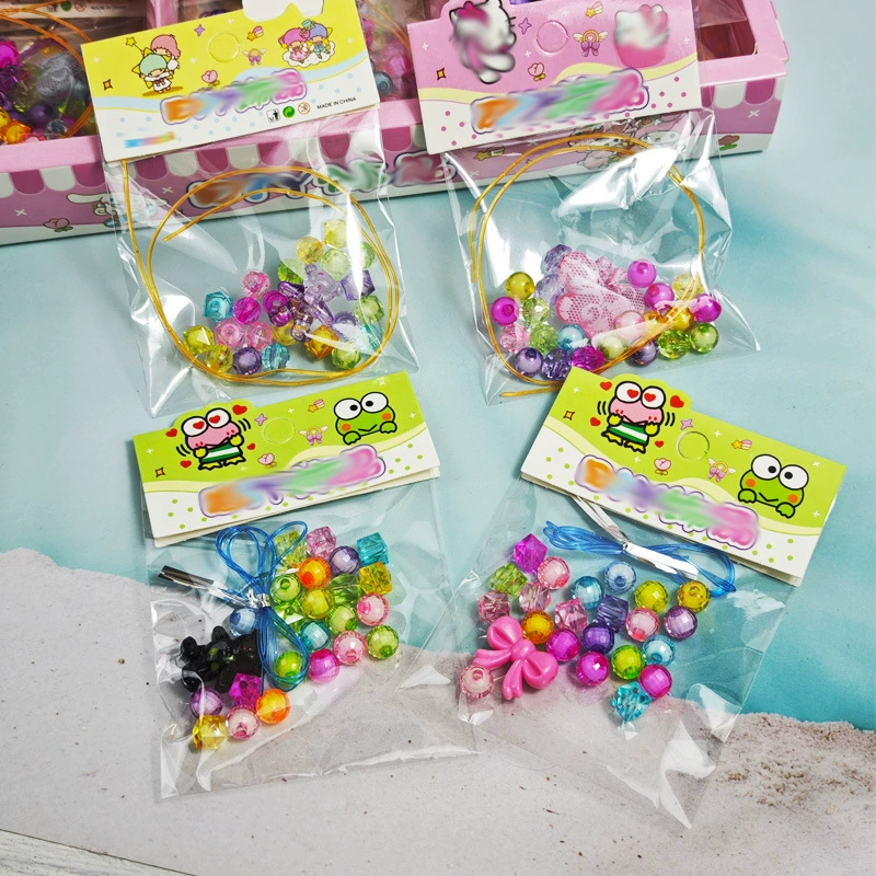 Beaded bracelet, materials set for princess, accessory, necklace, beads with accessories, toy, handmade