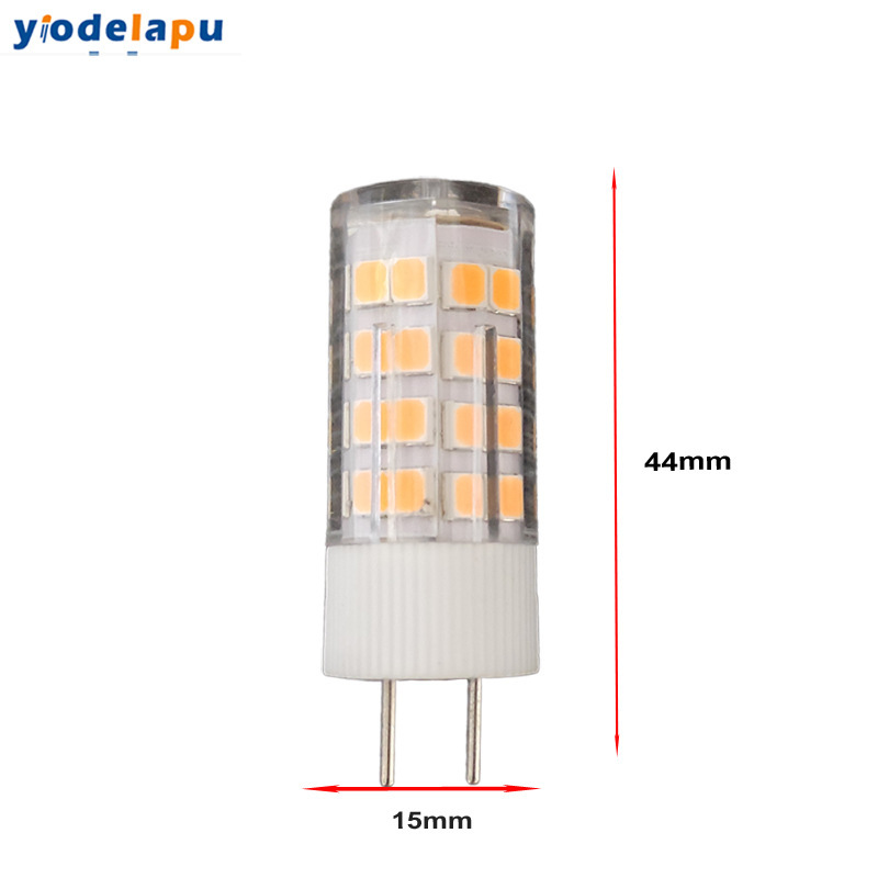 [Cross-border] GY6.35led bulb 220V110V12V highlight chandelier with 51 lamp beads led corn lamp G4
