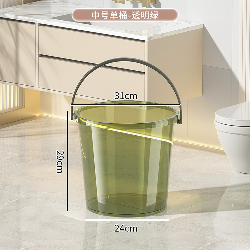 투명 녹색 [두껍게 * 중간 배럴] 커버 없이