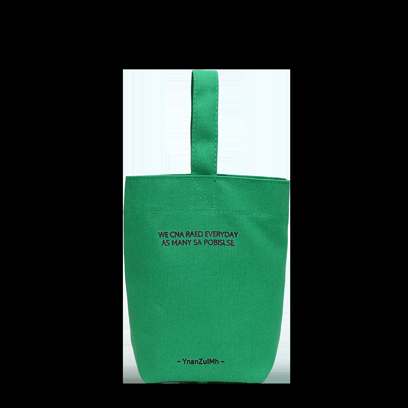 Amazon suministro transfronterizo/INS estilo hervidor de agua bolso de color sólido mini bolso Portátil Bolsa de lona bolso de la momia femenina