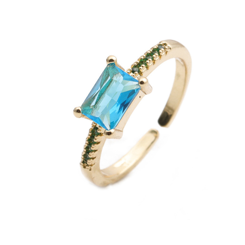 Retro amethyst citrine geometric ring