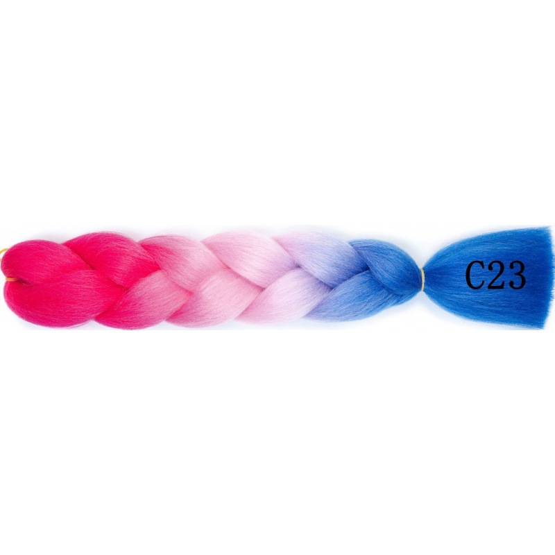 Extensiones de trenzas jumbo de 24 pulgadas, cabello sintético para trenzar