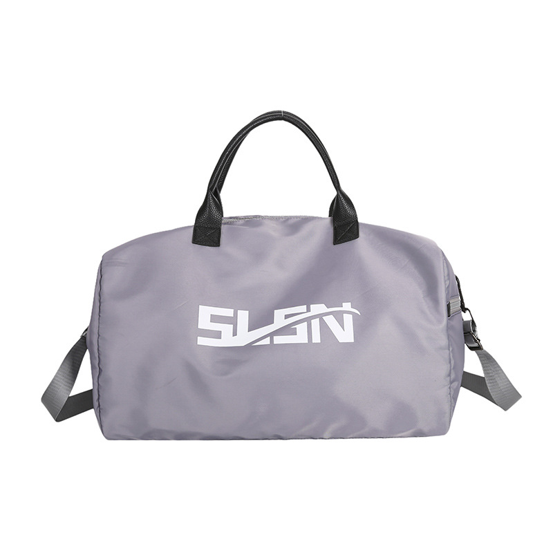 Bolso de viaje ligero de gran capacidad de nailon, bolso de deporte de ocio, bolso de hombro de viaje simple para mujer, bolso al por mayor