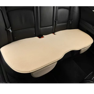 the rear seat, warm sheepskin long – Wool pad - pure-wool-rear-seat-cushion-beige