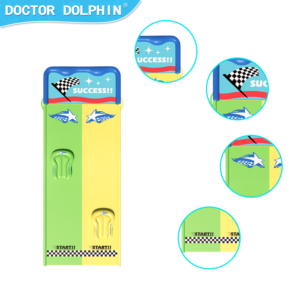 Doctor Dolphin | Niños tobogán de agua hogar al aire libre tobogán agua aerosol tobogán de dibujos animados de los niños