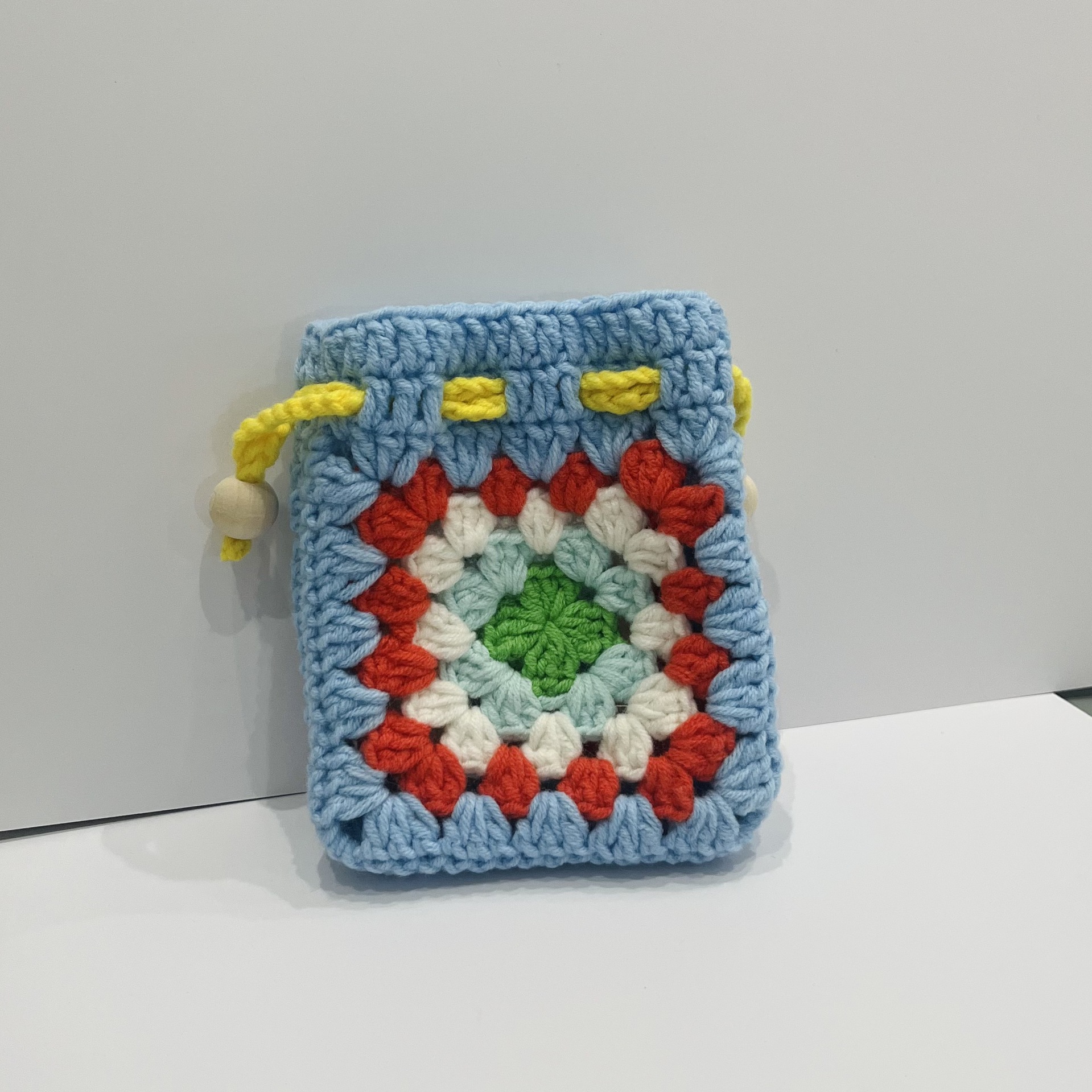 Celosía azul hueca 9x11x2cm