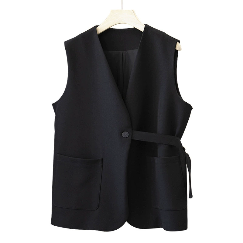 Suit, fashionable vest, jacket, (Physicals), plus size