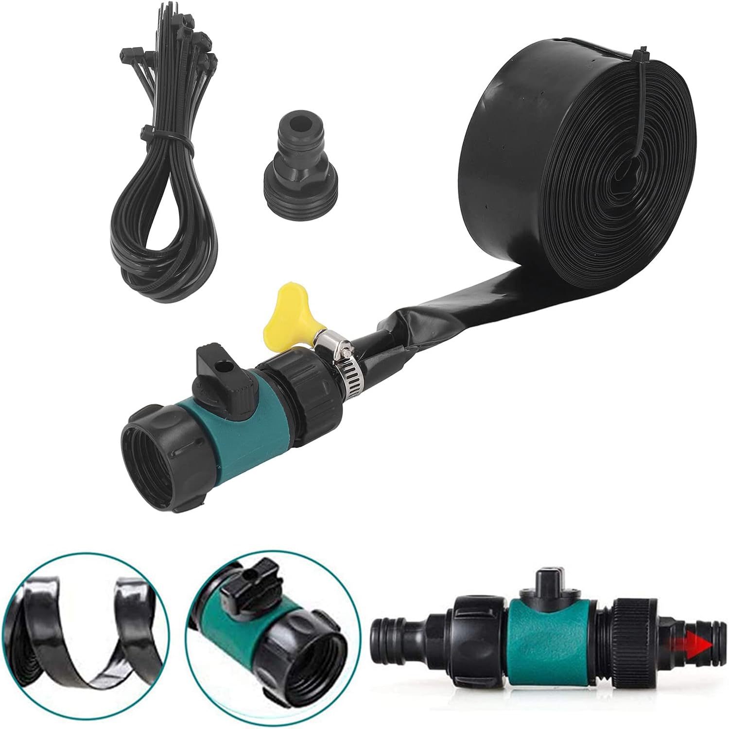 Trampolinetuin, trampolinesproeier voor kinderen om mee te spelen met water._voghion.com