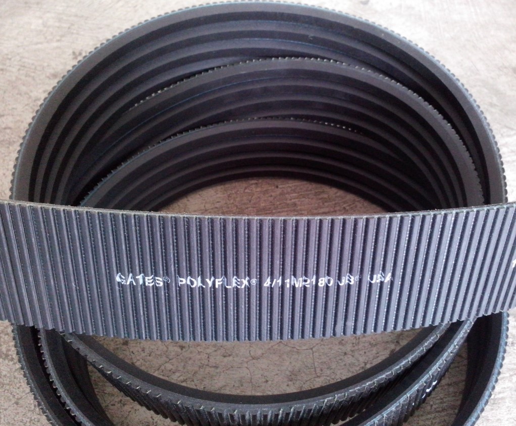 进口GATES POLYFLEX 4/11M1400JB USA 4/11M1550JB冷却塔车床皮带