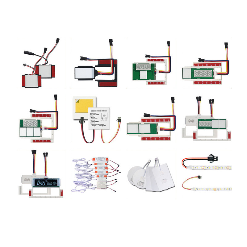 Single-Key Dual-Key Time Smart Mirror Touch Switch Touch-Sensitive Mirror Sensor Touch Type