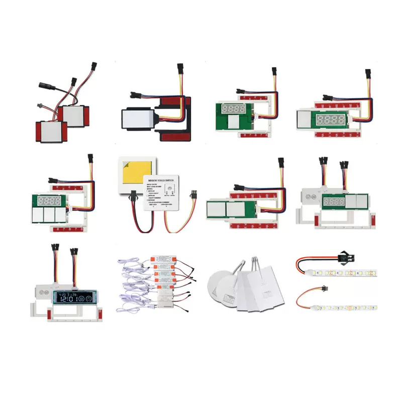 单键双键时间智能镜触摸开关触控镜感应感应器触摸式