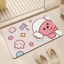 可爱卡通露比防滑硅藻泥门垫家用进门卫生间门口吸水速干脚垫批发