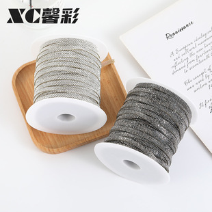 Factory hot melt glue rhinestone strip DIY flash drill with accessories decorative materials paste hot melt drill glue thin strip wholesale