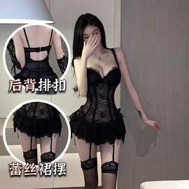 星吻薄纱性感内衣床上免脱小胸纯欲睡衣激情2025新款衣服诱惑束缚