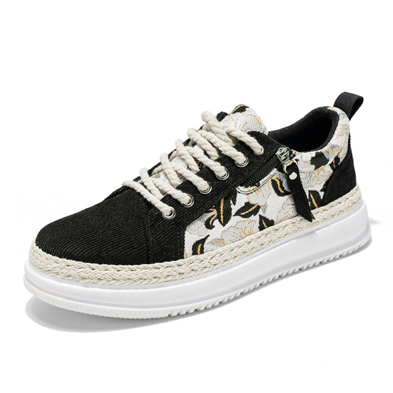 Zapatos de hombre Versión coreana de zapatos de moda de todo fósforo para hombre 2025 moda de nicho deportes zapatos casuales adolescentes estudiantes pana