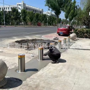 Hydraulic Automatic Adjustable Column Source Manufacturers Supply Hengyang Changde Chenzhou Shaoyang Campus Entrance Road Pile Price