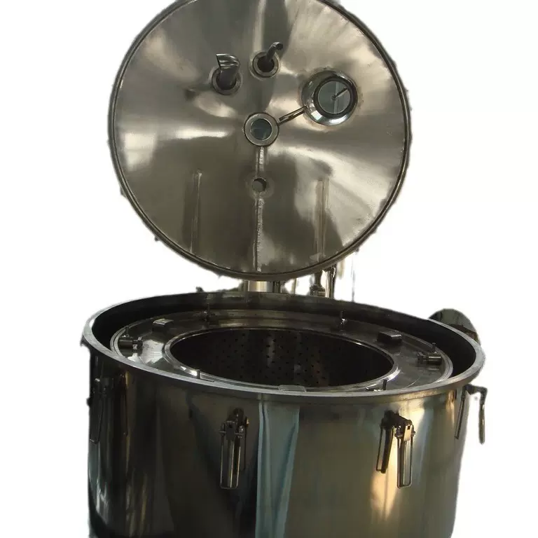 平板式吊袋离心机不锈钢PSD吊袋过滤离心设备密闭台式刮刀离心机