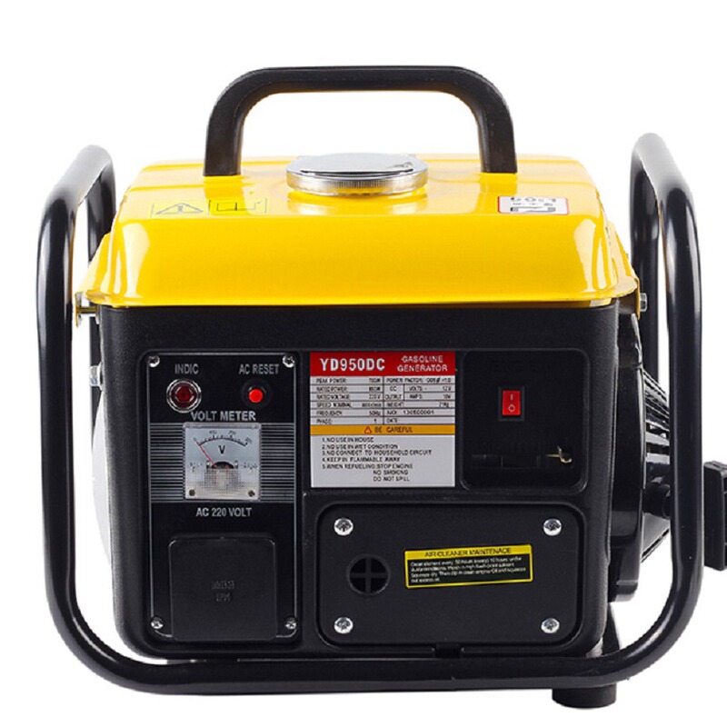 Two Stroke 650/800W Satchel Small Gasoline Generator Household Single-Phase 220V Low-Noise Outdoor Satchel Camping