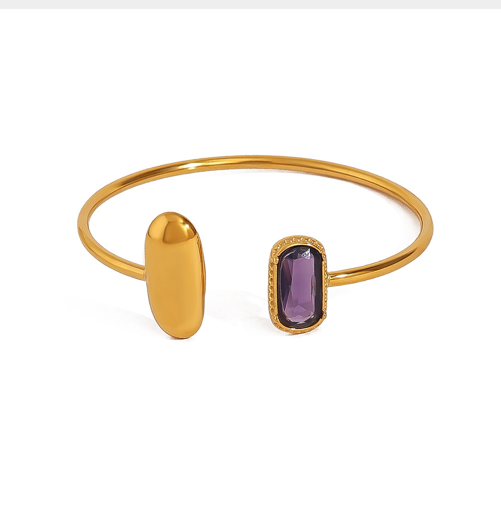 Women's Gender Vintage Style, Classic Style Style PVD Coated Real Gold Plated Geometric Titanium Steel Vintage Style Classic Style Waterproof Non Tarnish Titanium Steel Bangle