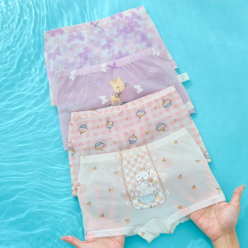 Children's underwear, silk thin summer shorts