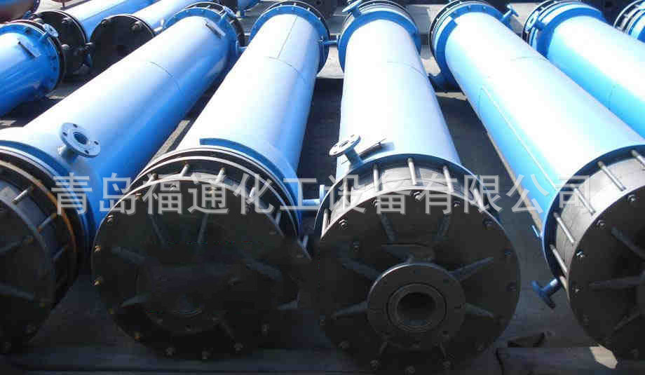 圆块孔石墨降膜吸收器,石墨圆块孔式换热器,矩形块孔式石墨换热器