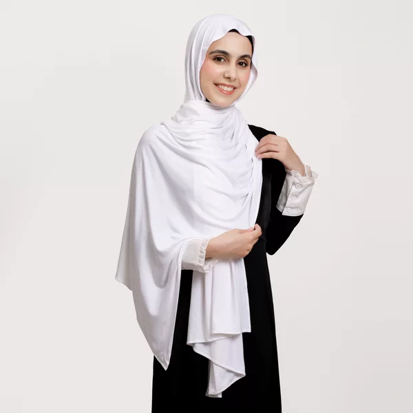 Casual Monochrome Mercerized Cotton Modal Rolled Edge Jersey Long Scarf Travel Outer Jersey Bag Turban Scarf Shawl