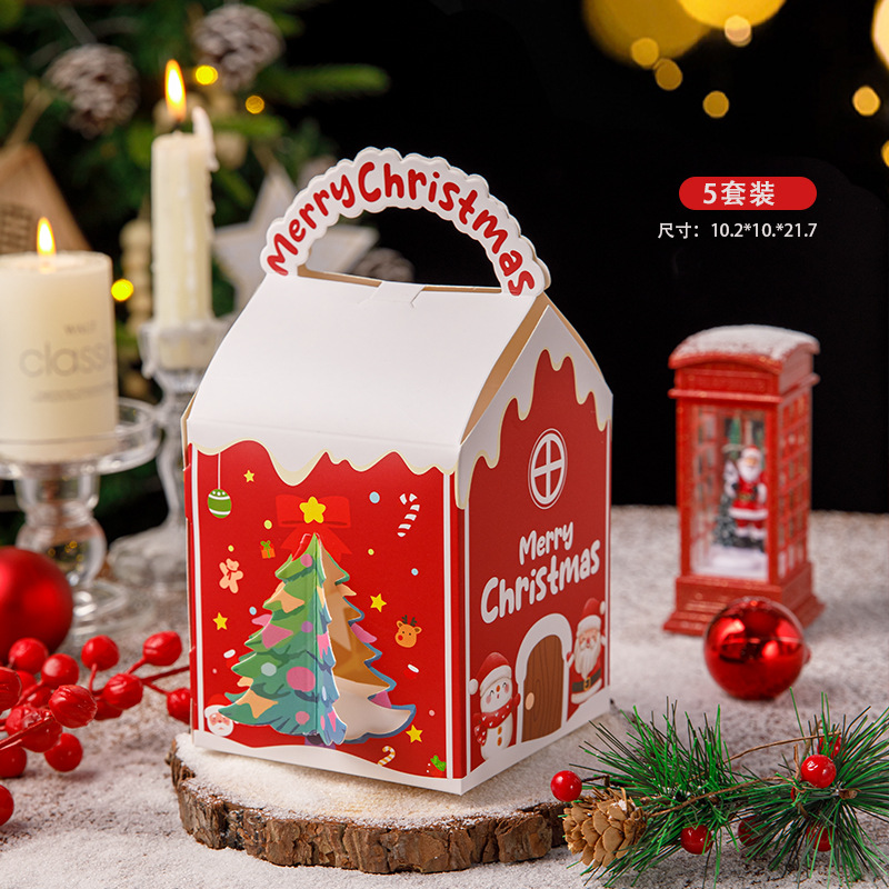 Christmas Bobo Cup Little House Suitable Box 10 Sets