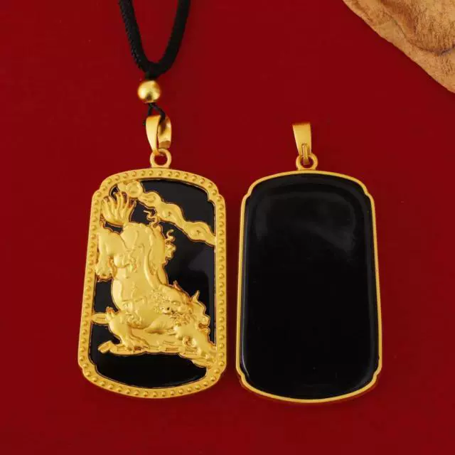 Tieguanyin tea, high-end pendant, square protective amulet