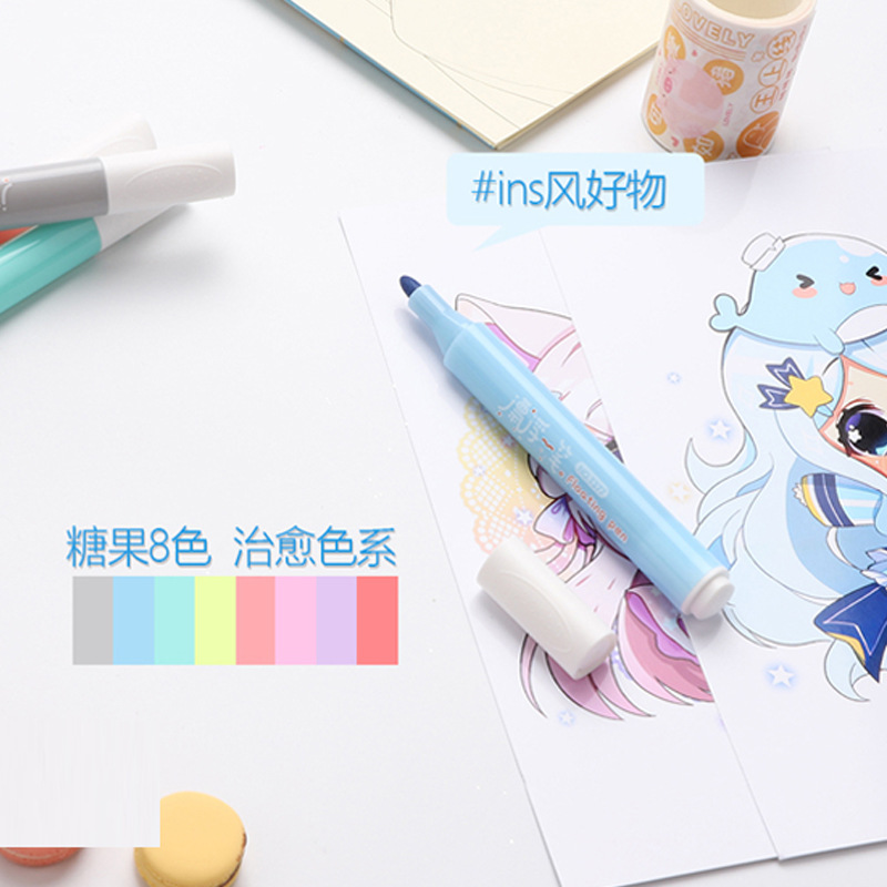 T377 lápiz flotante para niños herramientas de dibujo flotantes en el agua pincel creativo de arte lápiz de pizarra de color
