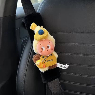 Seatbelt shoulder pads for car Seat belt shoulder pad - yellow-cookieshoulder-pads