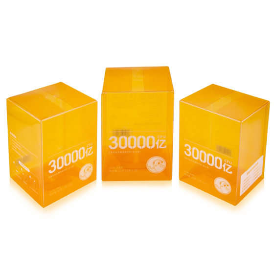 Solid Beverage Pvc Packaging Box Custom Pvc Transparent Box Colorful Printing Instant Coffee Pet Transparent Packaging Box