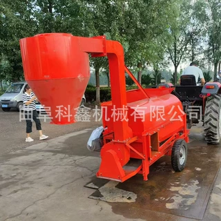 科鑫直供果子秧除膜粉碎机 多功能家用型铡草去膜机 秸秆揉丝机