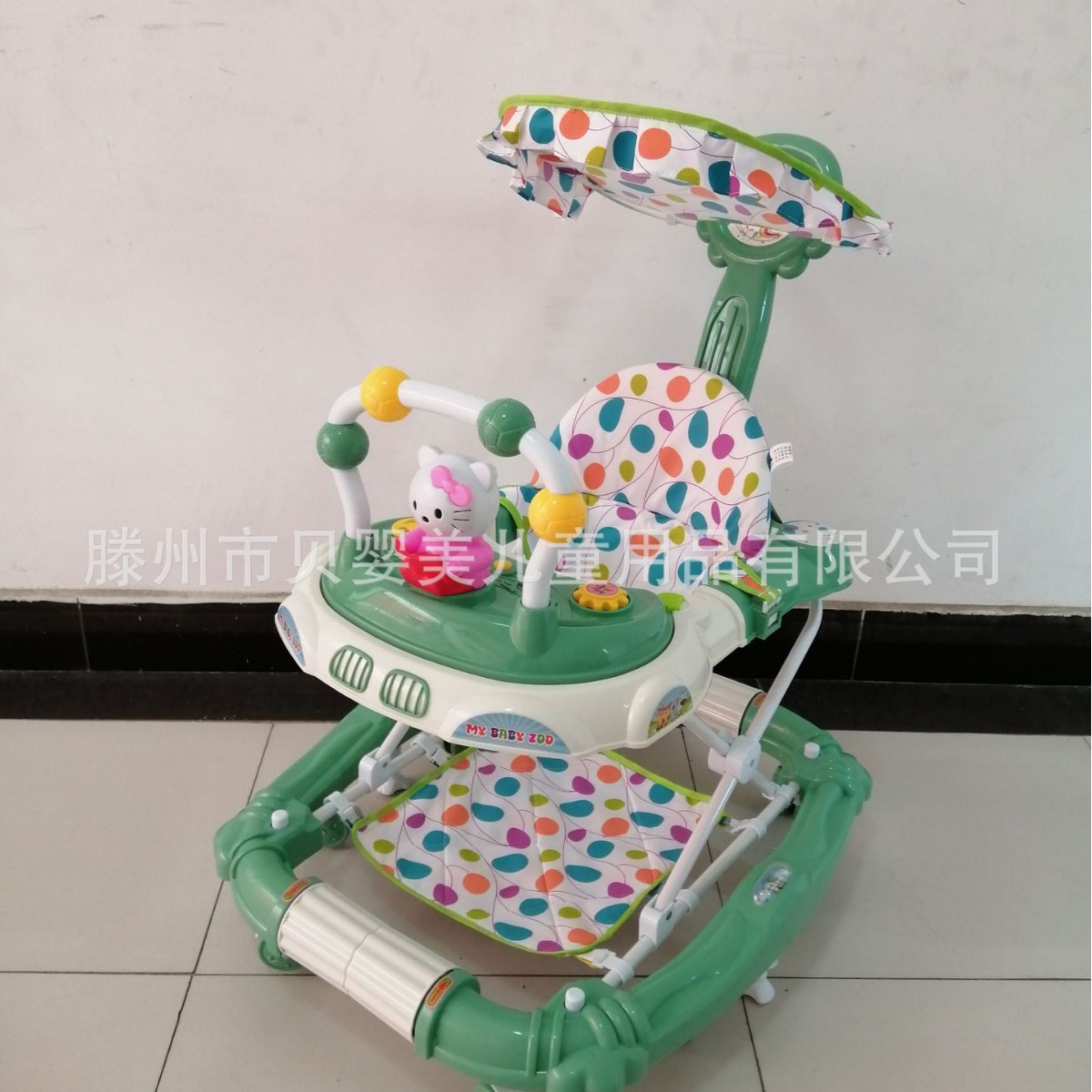 Nuevo color de caminante de caballo de balancín función de sombrilla para bebés caminantes, fábrica directa también es piezas al por mayor