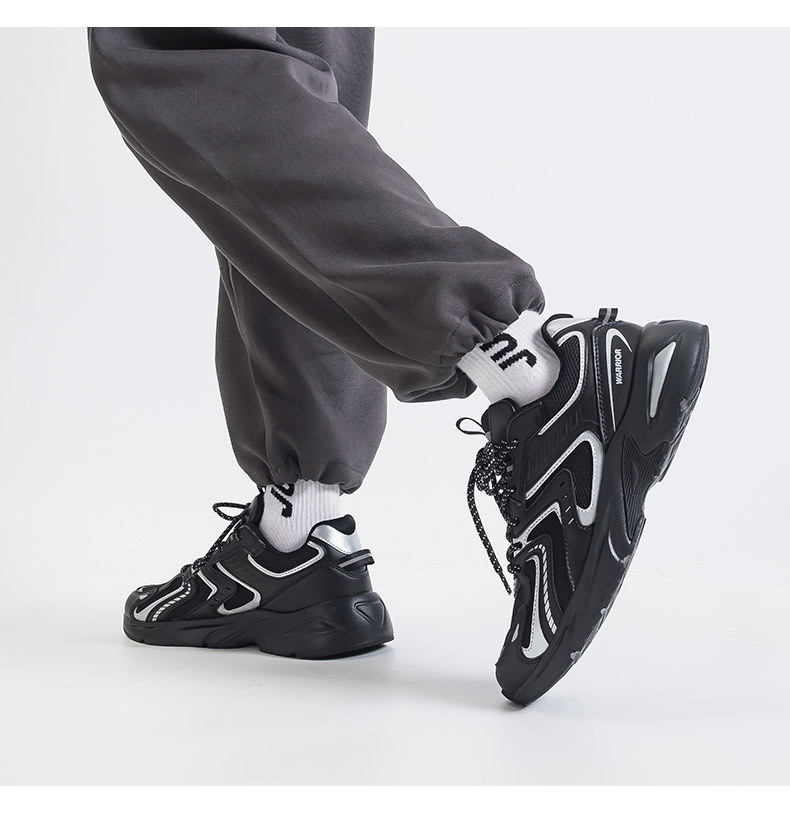 Warrior Pullback moški S čevlji New Low Top Casual All Match Lahki in udobni tekaški copati Moški S športni copati_voghion.com