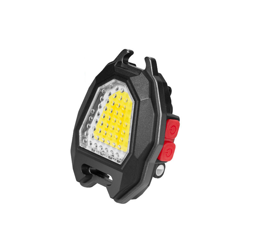 Multifuncional mini COB llavero luz emergencia ventana rota mantenimiento luz de trabajo portátil encendedor de cigarrillos LED mochila Luz
