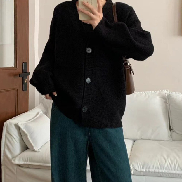 24 invierno Puyuan suéter khaki chaqueta mujer engrosado 2024 otoño invierno nuevo estilo coreano image 7