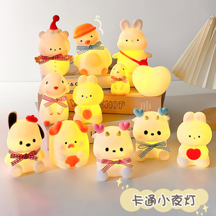 卡通小夜灯创意卧室氛围灯发光玩具批发夜市摆摊儿童礼物创意夜灯-阿里巴巴