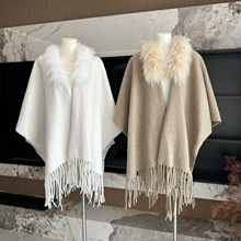 忆初雪时 貉子毛皮草披肩轻奢高级气质外套女