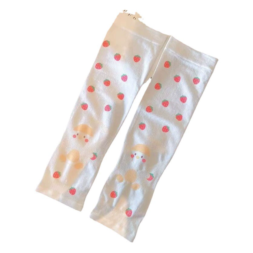 Детские ледяные рукава Летние солнцезащитные рукава Женские ледяные рукава Защитные рукава для рук Милый мультфильм Детские мальчики и девочки Ледяные шелковые рукава