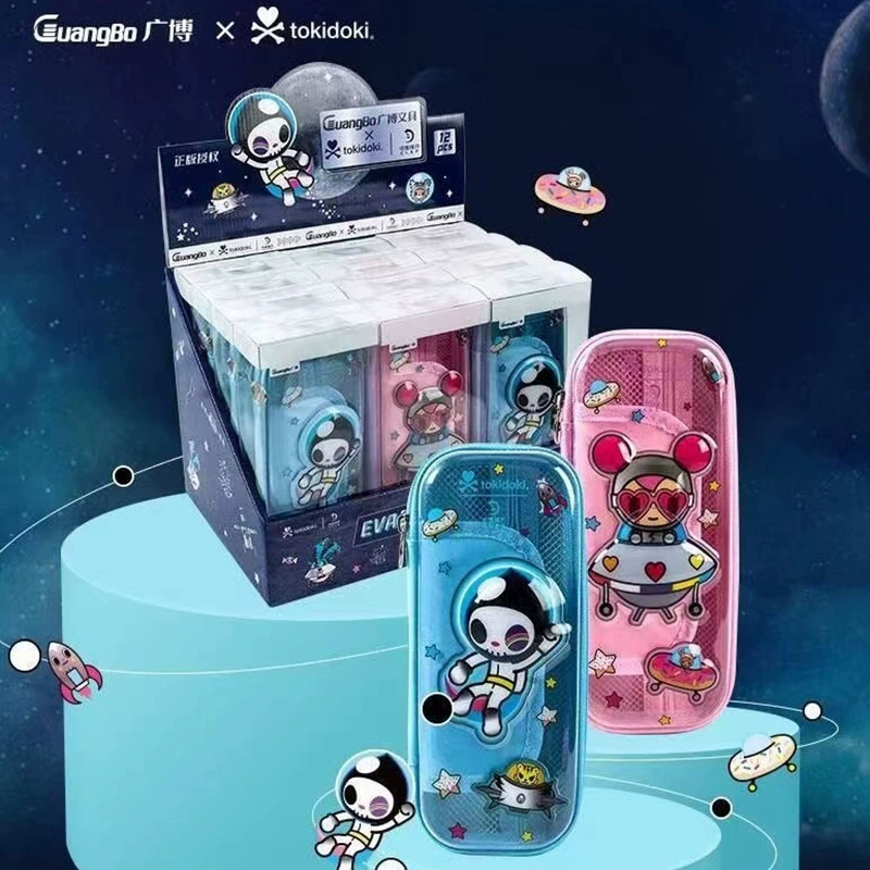 Гуманитарная благотворительность Подлинная серия Tokidoki EVA Пен коробка начальная школа мальчики мультфильмовый многофункциональный канцелярский Пен-сумка