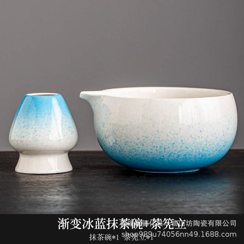 越境抹茶茶碗セットツール百本立陶器日本茶碗攪拌器茶筅窯変器具窯変釉|undefined