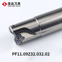 圣达数控刀具PF11系列90度铣刀杆配套XNGU090508刀片与特固克通装